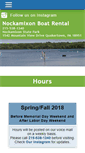 Mobile Screenshot of nockamixonboatrental.com